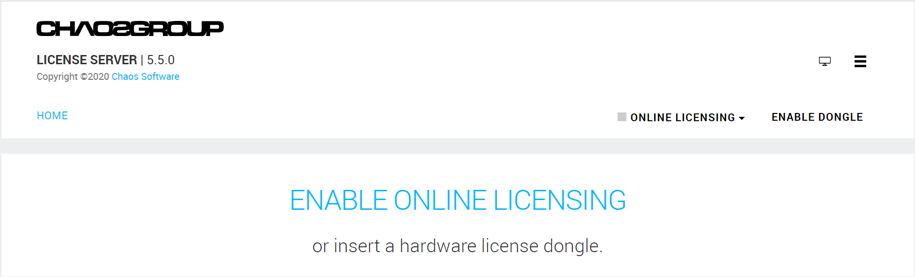 manage v ray online license server